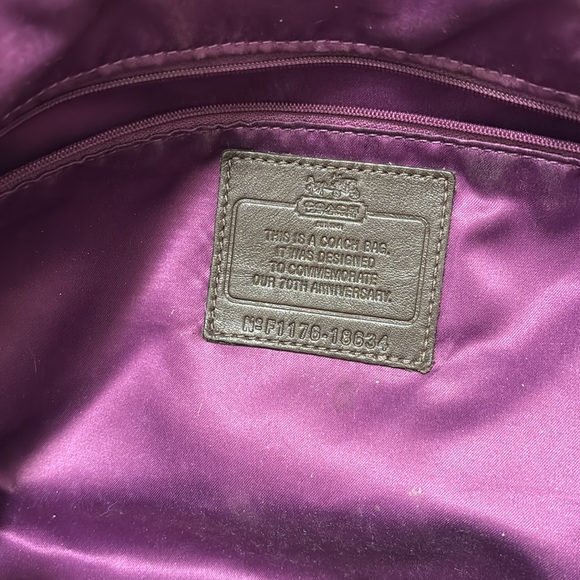 COACH brown Madison quilted bag - Picture 7 of 9